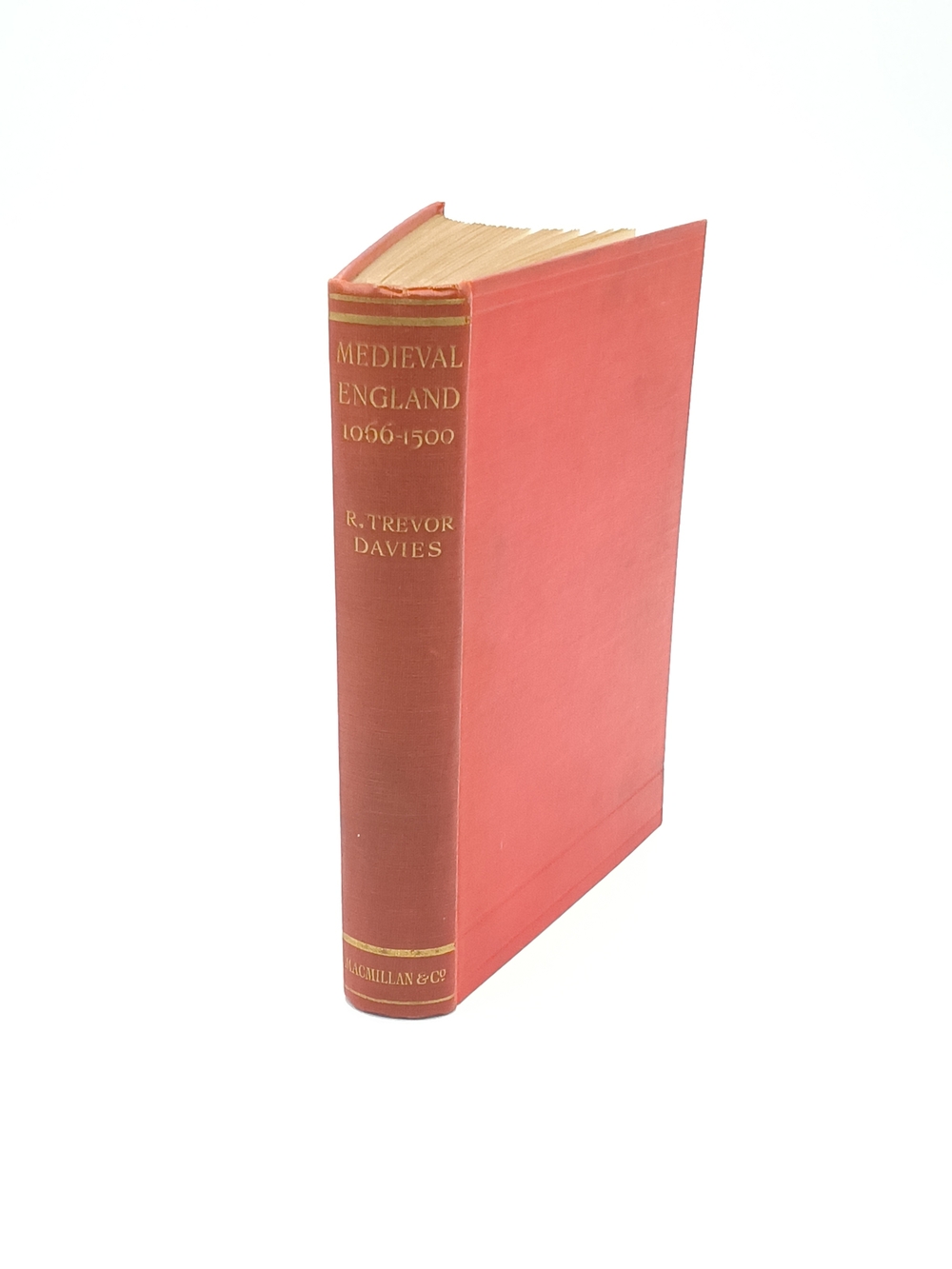 Antique 1924 Medieval England History Hardcover Book by R. Trevor Davies